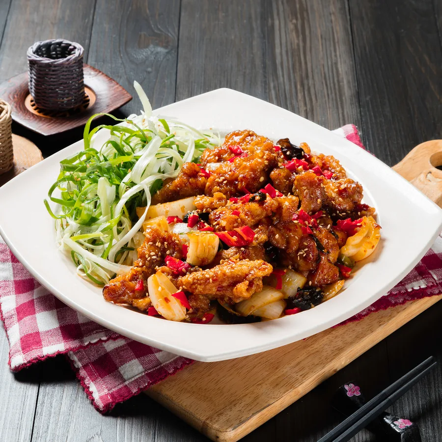 Sweet and sour pork, Sichuan style